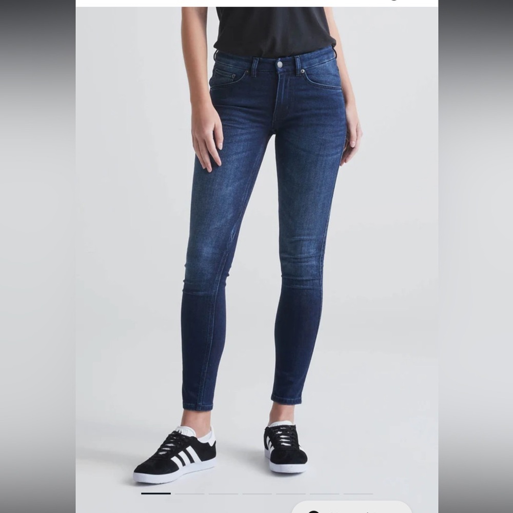 DU/ER Performance Denim Mid Rise Skinny Jeans - Picture 13 of 16